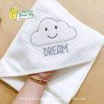 Ủ choàng quấn vải dệt bông hình mây Bebe Comfort cho bé