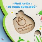 Đồ chơi Bảng ghép hình bằng gỗ LalaPuzzle song ngữ cho bé - Image 5