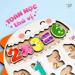 Đồ chơi Bảng ghép hình bằng gỗ LalaPuzzle song ngữ cho bé - Image 6