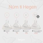 [HỎA TỐC HCM] Núm ti bình sữa Hegen chính hãng hộp fullbox 2c đủ size cho bé - Image 3