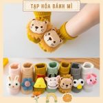 Vớ Tất hình thú in nổi 3d Nemo có chống trượt cổ cao cho bé (mẫu mới)