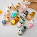 Vớ Tất hình thú in nổi 3d Nemo có chống trượt cổ cao cho bé (mẫu mới) - Image 3