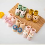 Vớ Tất hình thú in nổi 3d Nemo có chống trượt cổ cao cho bé (mẫu mới) - Image 5