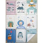 Tấm lót chống thấm 4D của Manny có họa tiết kích thước 50x70cm cho bé - Image 3