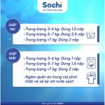 [có chai mini] Nước giặt xả 2in1 cho bé Sachi Organic hương thơm dịu nhẹ can 2kg - Image 4