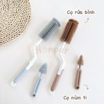 Cọ rửa bình sữa HONPER HP222 bằng silicone hộp 2 chi tiết - Image 2