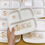 Khay ăn dặm chia 3 ngăn hình thú của Nakano nhiều mẫu - Image 2