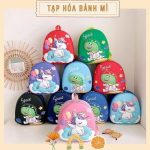 Balo trứng mẫu Unicorn/ Tuần lộc/ Cá sấu cho bé đi học mẫu giáo siêu nhẹ đáng yêu