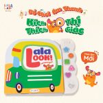 Đồ chơi Sách âm thanh kích thích thị giác Lalalook cho bé sơ sinh (tặng kèm 2 pin)