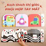 Đồ chơi Sách âm thanh kích thích thị giác Lalalook cho bé sơ sinh (tặng kèm 2 pin) - Image 3