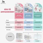 [HỎA TỐC HCM][TẶNG QUÀ] Tã/ Bỉm Applecrumby đêm ngày siêu cao cấp đủ size dán quần  cho bé - Image 5