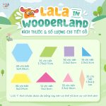 Đồ chơi xếp hình gỗ nam châm Lala Wooderland cho bé - Image 4