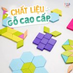 Đồ chơi xếp hình gỗ nam châm Lala Wooderland cho bé - Image 6