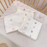 Chăn đắp vải cotton waffle Monona x Joonee in họa tiết xinh cho bé - Image 4