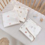 Chăn đắp vải cotton waffle Monona x Joonee in họa tiết xinh cho bé - Image 5