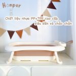 Chậu tắm gấp gọn Honper có nhiệt kế HP114 cho bé - Image 2