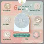 Máy tạo tiếng ồn trắng hỗ trợ bé ngủ Moaz BéBé MB-106 - Image 3