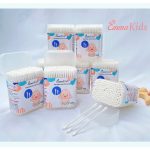 Bông tăm trẻ em thân giấy Emma Kids 2 đầu hộp 200 chiếc - Image 3