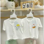[Thanh lý] Áo lẻ thun mềm Hotga / Jou tay dài tay ngắn cho bé sơ sinh