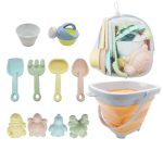 Đồ chơi xúc cát bằng nhựa bộ 18 chi tiết cho bé đi biển đi du lịch - Image 3