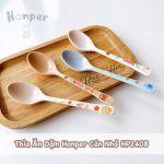 Thìa Muỗng ăn dặm Honper nhựa melamine cán nhỏ/to - Image 2