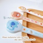 Thìa Muỗng ăn dặm Honper nhựa melamine cán nhỏ/to - Image 4