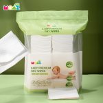 [có gói mini] Khăn khô đa năng Moaz Eco vệ sinh cho bé 50 tờ 200 tờ - Image 5