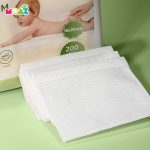 [có gói mini] Khăn khô đa năng Moaz Eco vệ sinh cho bé 50 tờ 200 tờ - Image 6