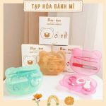 Bộ cắt móng Set chăm sóc móng hình gấu Bar Rot có hộp đựng cho bé từ sơ sinh