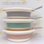 Chậu rửa mặt Honper gấp gọn cao cấp HP542 hình bò gấu ếch - Image 4