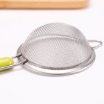 Rây inox lọc cháo đồ ăn dặm cho bé mẫu cán xanh - Image 2