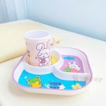 Khay ăn dặm Honper bằng nhựa melamine cho bé 3 ngăn-4 ngăn - Image 5