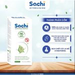 Xịt chống muỗi thảo dược Sachi chai 100ml an toàn cho bé - Image 2