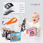 Sách vải mini song ngữ đa giác quan Lalala Baby 8 chủ đề cho bé - Image 4