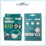 Khẩu trang y tế Famapro Kid 5D quai vải cho bé từ 4 tuổi đi học (hộp 10 cái) - Image 2