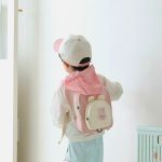 Balo đi học hình gấu phong cách Hàn có dây chống lạc cho bé - Image 4