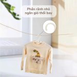 Set 5 móc phơi đồ quần áo hình Gấu / Vương miện đa năng BR043 cho bé - Image 3