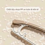 Set 5 móc phơi đồ quần áo hình Gấu / Vương miện đa năng BR043 cho bé - Image 4