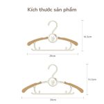 Set 5 móc phơi đồ quần áo hình Gấu / Vương miện đa năng BR043 cho bé - Image 5