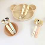 Set thìa muỗng nĩa Gấu Thỏ Bar Rot BR-018 đa sắc cho bé - Image 2