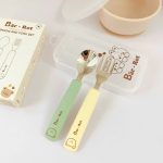 Set thìa muỗng nĩa Gấu Thỏ Bar Rot BR-018 đa sắc cho bé - Image 6