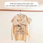 Set 5 móc phơi đồ quần áo hình Gấu / Vương miện đa năng BR043 cho bé - Image 6