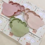 [Có nắp] Khay ăn dặm BAR-ROT hình gấu 5 ngăn bằng silicone có đế hít cho bé tập ăn dặm có hộp giấy - Image 4