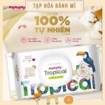Khăn ướt Mamamy Tropical gói 60/ 90 tờ không mùi vệ sinh an toàn cho bé