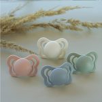 Ty ngậm giả ti núm dẹt silicone BIBS PACIFER COUTURE SILICONE chống vẩu cho bé từ sơ sinh - Image 6