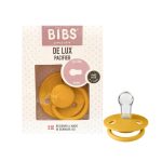 Ty ngậm giả ti núm tròn silicone BIBS DE LUX SILICONE one size cho bé 0-3 tuổi - Image 4