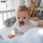 Ty ngậm giả ti núm tròn silicone BIBS DE LUX SILICONE one size cho bé 0-3 tuổi - Image 6