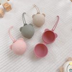 Hộp đựng ti giả bằng silicone hình Gấu xuất hàn cho bé - Image 6