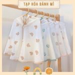 Áo choàng vải thở Monona 1 lớp cho bé đi ra ngoài MNN083