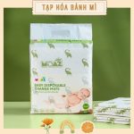 [Có tách lẻ] Miếng lót vệ sinh Moaz Eco chống thấm dùng 1 lần (Túi 10 cái)